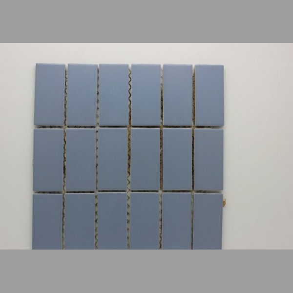 Mozaika, glazovaná, modrá, lesk 45x95mm